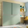 Cama abatible horizontal con armario superior modelo Explora