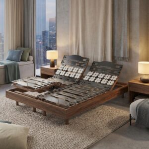 Camas articulada doble Nube.