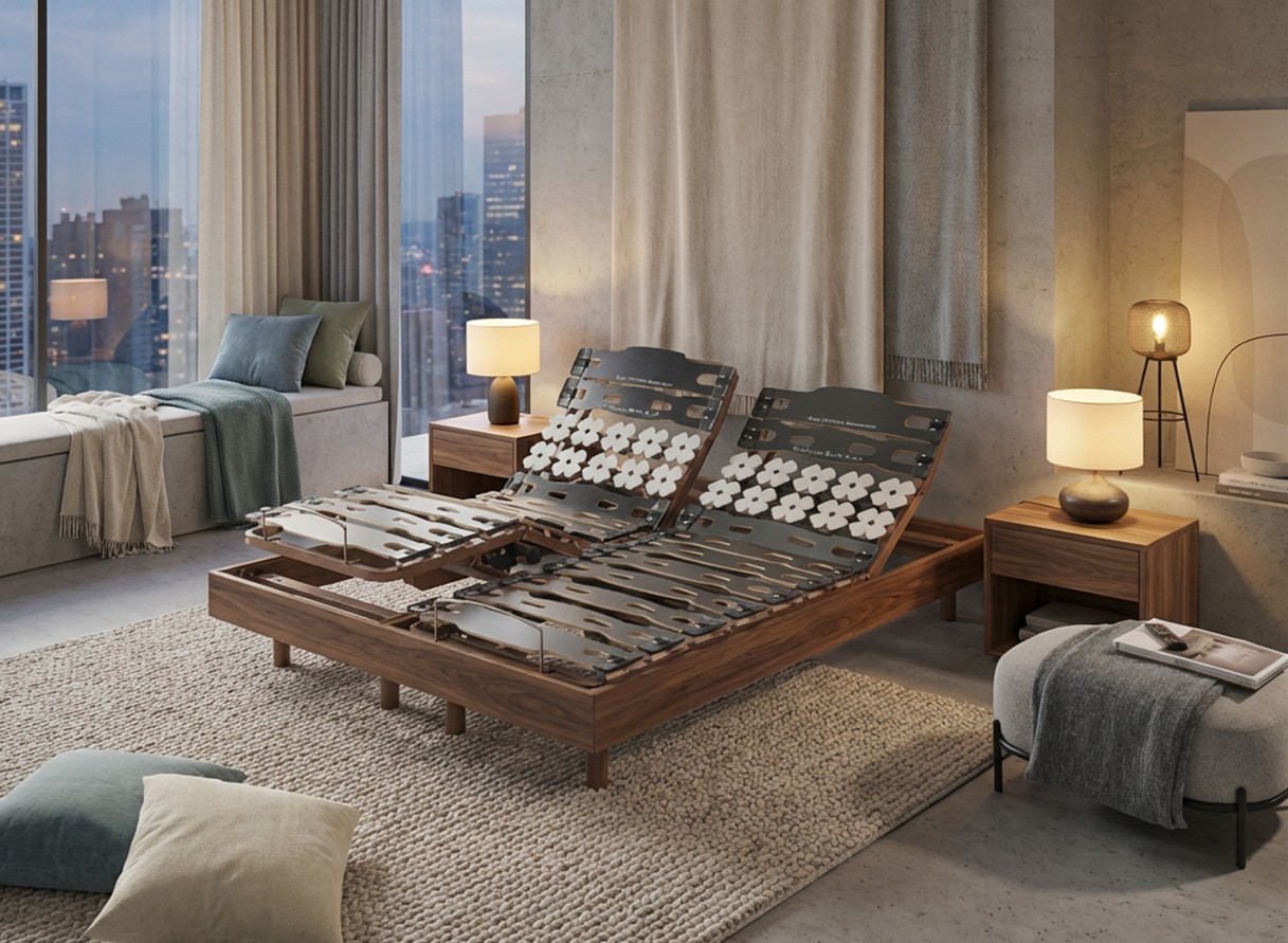 Camas articulada doble Nube.