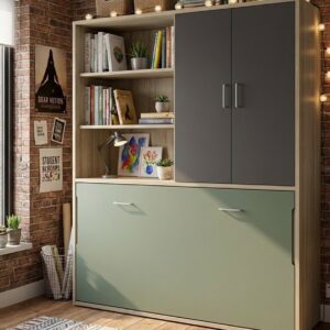 CAMA ABATIBLE CON ARMARIO FRM.