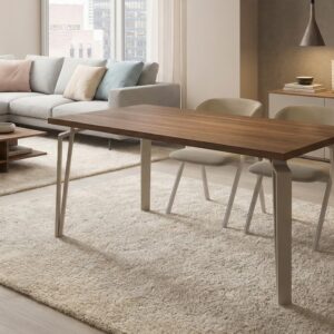 Mesa fija de comedor Arc 90 x 200.