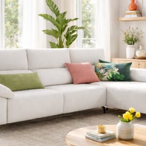 SOFÁ CHAISE LONGUE NINA 264 CON VISCOELASTICA.