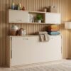 Cama abatible con estanteria superior en Badalona