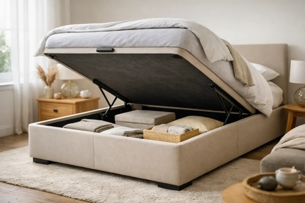 Canapé abatible con almacenaje: cómo elegirlo