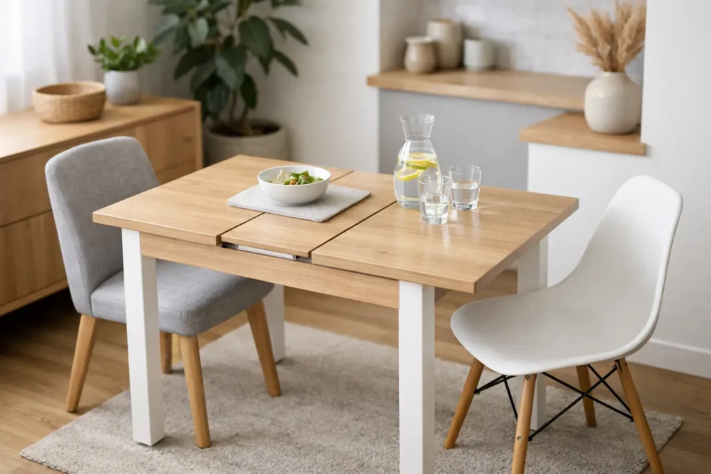 Mesas de comedor extensibles pequeñas
