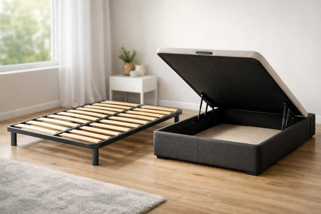 Somier o canapé: ¿qué ocupa menos?