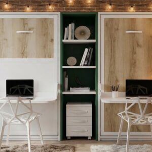 Ambiente con camas abatibles verticales NVN