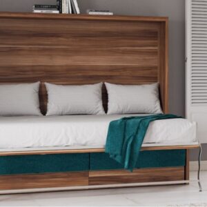 Cama abatible con sofá NOVA 135 abierta