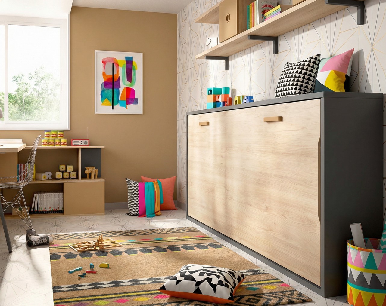 Cama abatible horizontal RMB 90x190 en Badalona y Barcelona