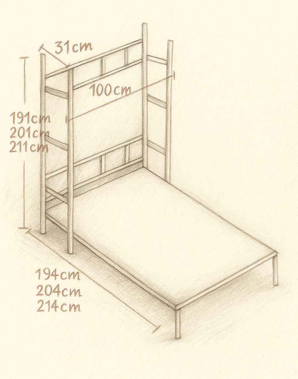 Cama abatible vertical NyC 90x190 metálica en Badalona y Barcelona