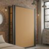 Cama abatible vertical NYC 105x190 individual con estructura metálica