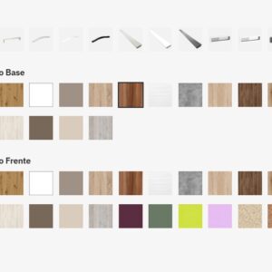 Colores disponibles para cama abatible horizontal de matrimonio