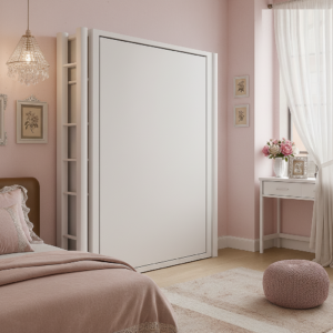 Detalle de cama abatible vertical NYC 140x190