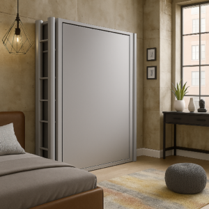 Estructura metálica de cama abatible vertical NYC 140x190