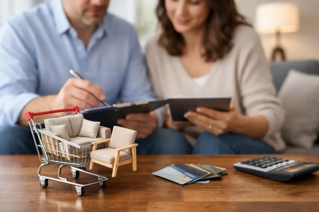 Financiación muebles sin intereses: cómo elegir