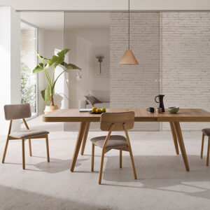 Mesa extensible iCIAO 140x90 abierta hasta 210 cm