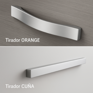 Tiradores disponibles para litera abatible Nova