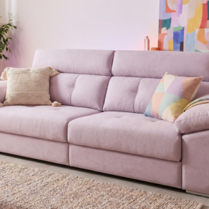Sofá Doble K con asientos súper extensibles de 165 cm
