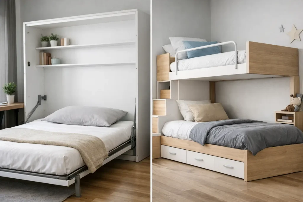 Litera abatible o cama tren: cuál elegir