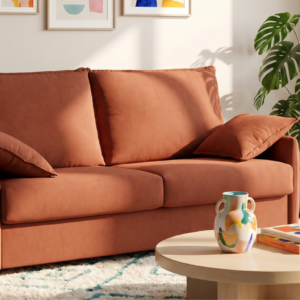 Sofá cama italiano Arzón 140x190 en ambiente de salón