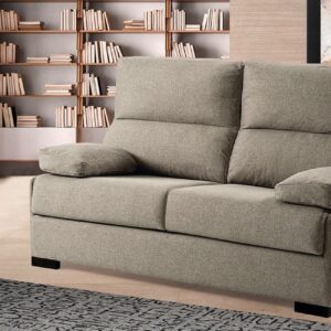 Sofa cama italiano Geo 120x190 cerrado en color gris
