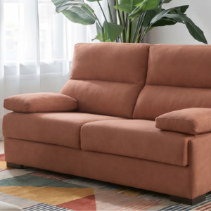 Sofa cama italiano Geo 120x190 en salon de medida reducida