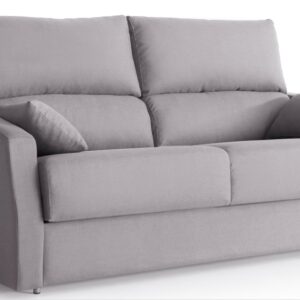 Sofá cama italiano Petit 140x190 cerrado en color gris