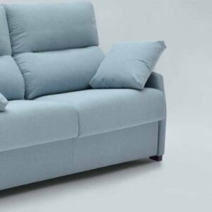 Detalle del brazo y asiento del sofá cama italiano Petit