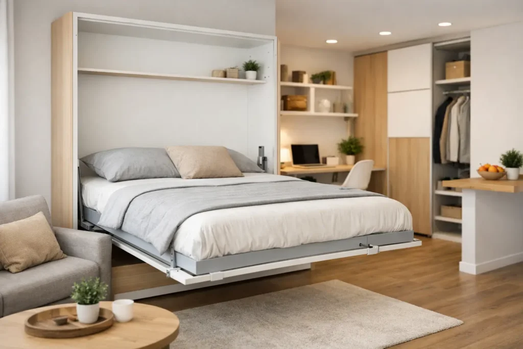 Caso: piso con cama abatible y más espacio