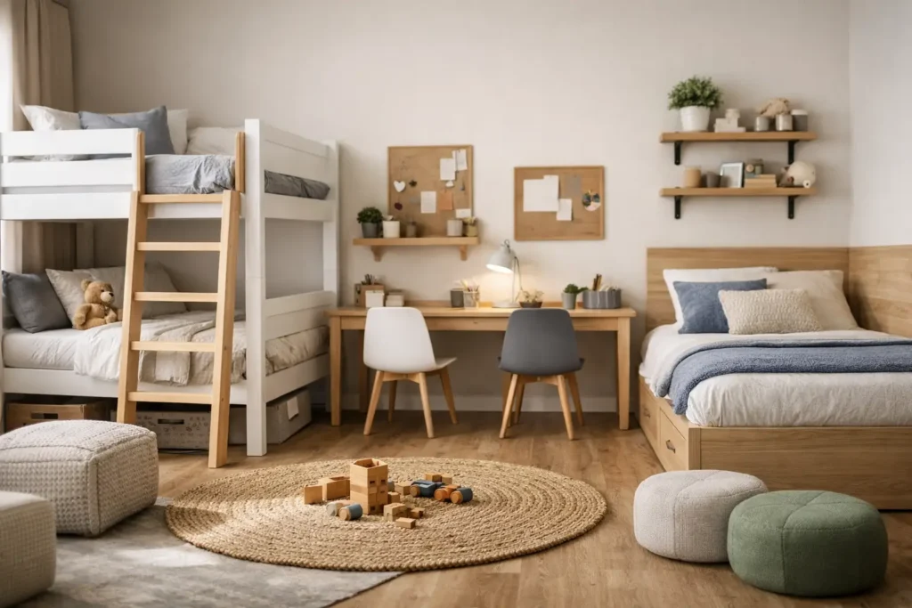 Guía de muebles para habitación compartida