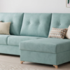 Sofa cama italiana con chaise longue Sylvia
