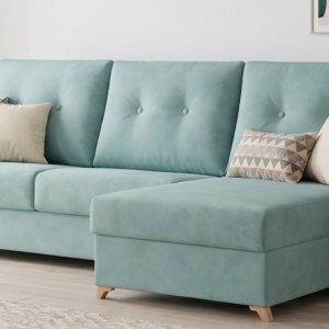 Sofa cama italiana con chaise longue Sylvia