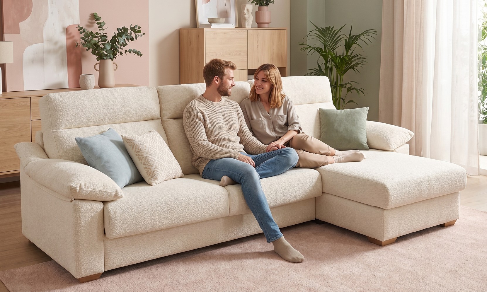 sofa cama con chaise longue Riven - Imagen 2