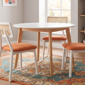 Silla de comedor Ópera de madera de haya con respaldo de rejilla