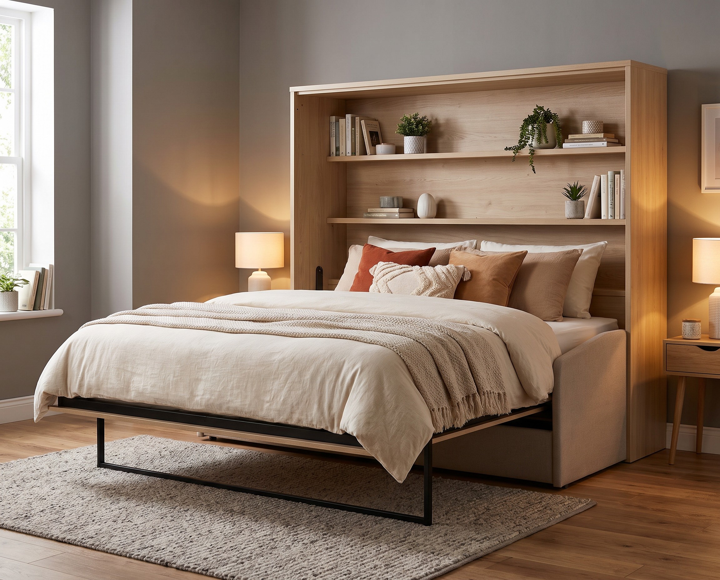 Cama abatible con sofa Olimpia - Imagen 4