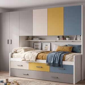 Dormitorio puente juvenil Colors