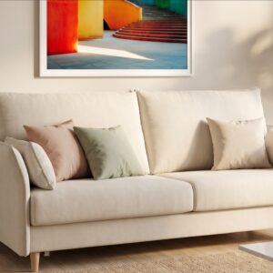 Sofa cama apertura italiano Nabatta - detalle de las patas
