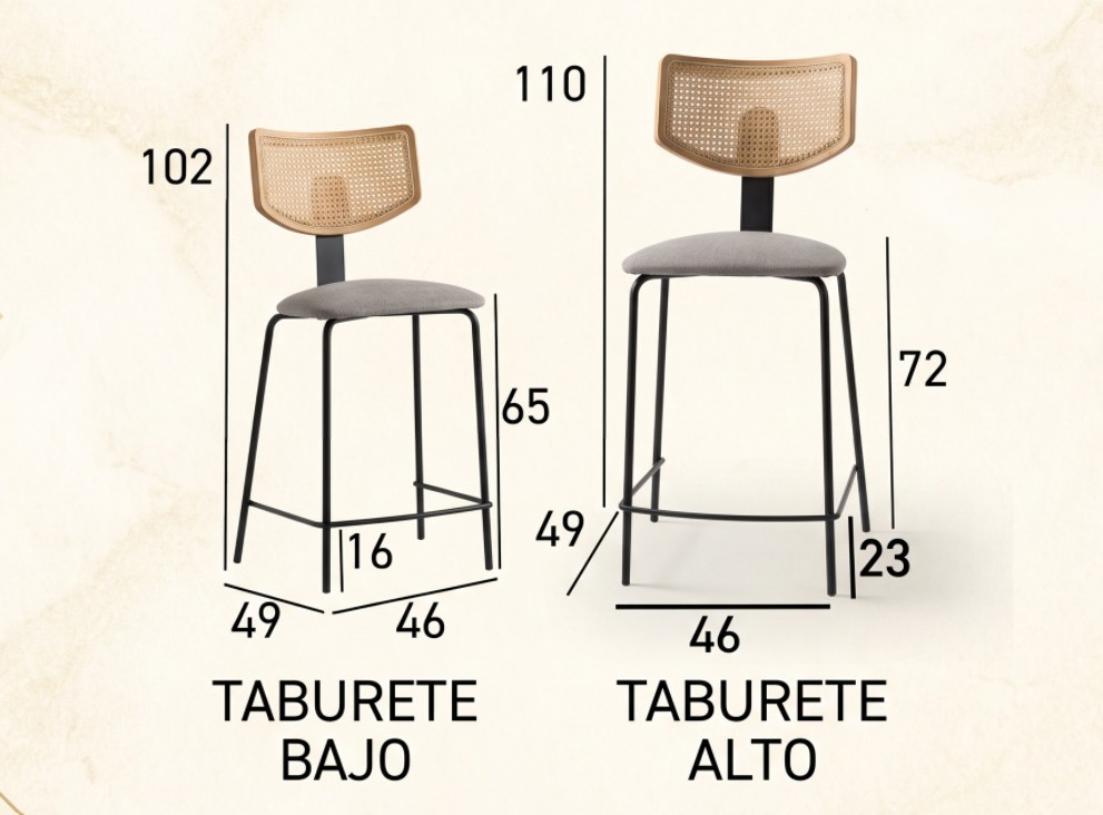 Taburete Poma - Imagen 7
