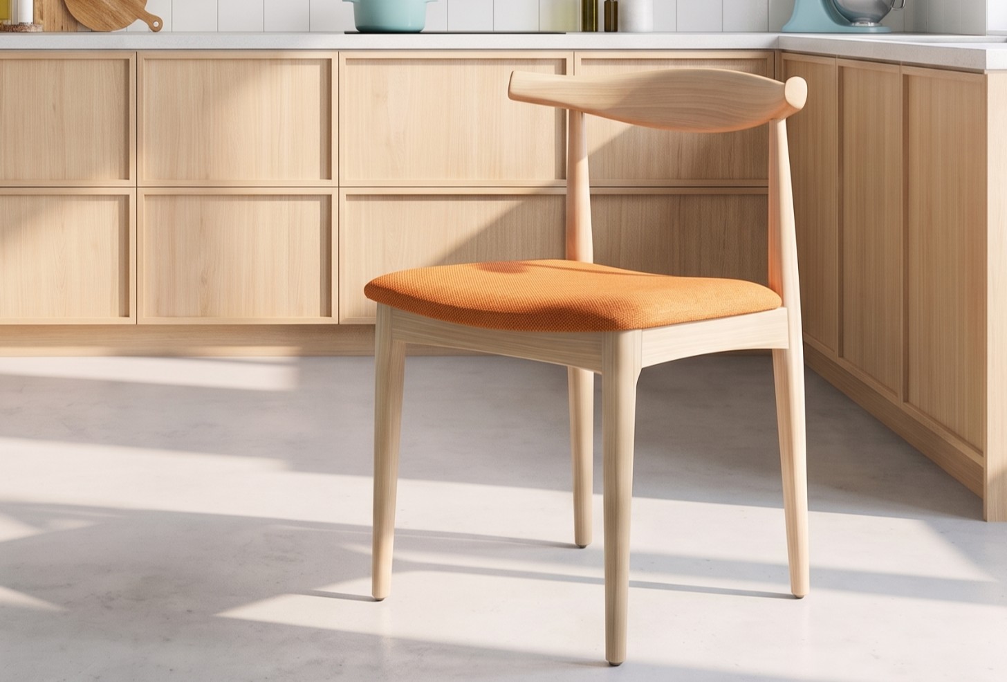 Silla de comedor de madera maciza modelo 75 - Imagen 2